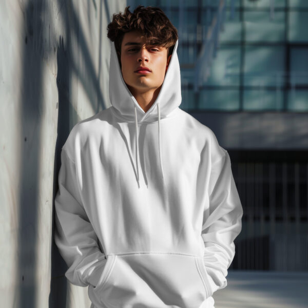 Men's Oversized Hoodie White