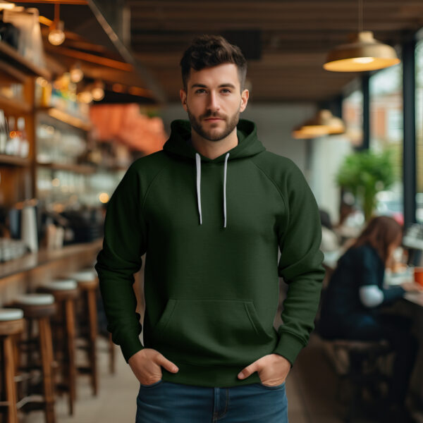 Men's Oversized Hoodie Green