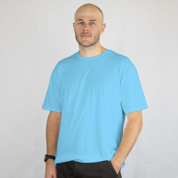 Round Neck Half Sleeve Classic SkyBlue